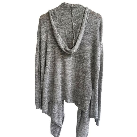 Abercrombie & Fitch Women's Oversized Duster Cardigan Sweater Gray Pockets XS/S - Picture 4 of 6